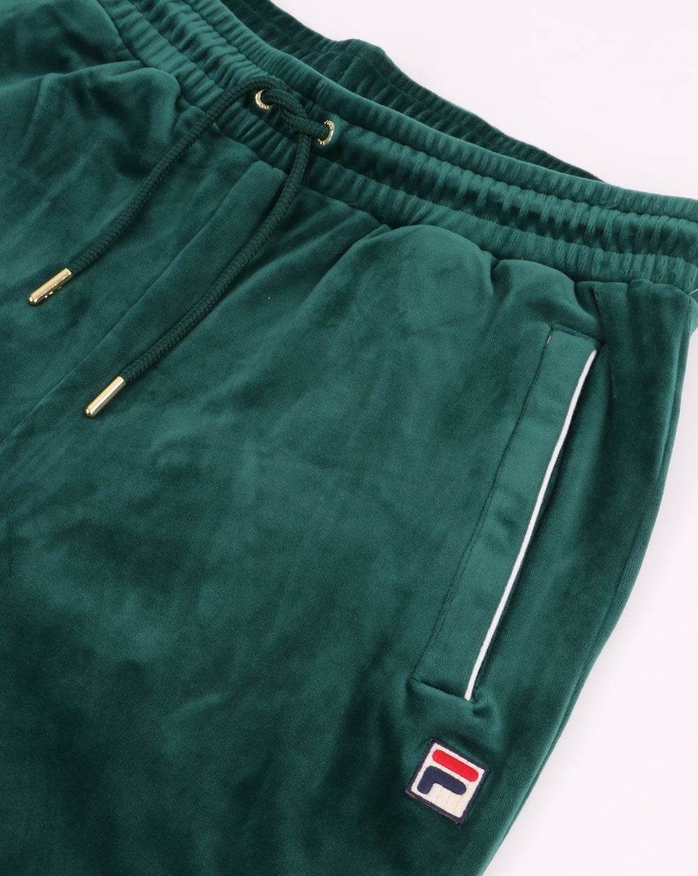 Fila Vintage Velour Track Pants Green
