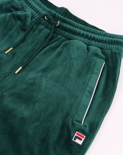 Fila Vintage Velour Track Pants Green