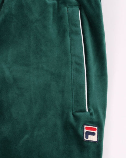 Fila Vintage Velour Track Pants Green