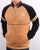 Sergio Tacchini Orion Velour Track Top Tan/Navy
