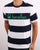 Benetton Striped T-shirt Navy/White
