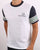 Sergio Tacchini Lawrence T Shirt White/Navy/Green