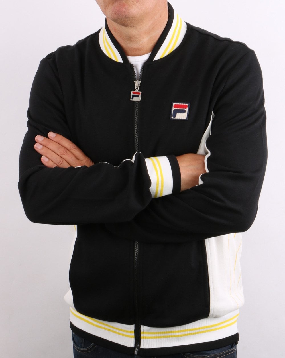 Fila Vintage Settanta Pro Badge Track Top Black