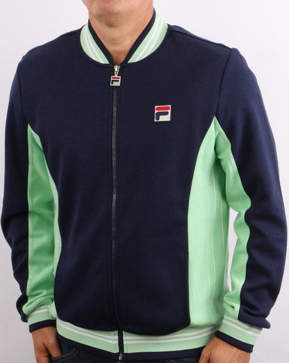 Fila Vintage Settanta Track Top Pro Badge Navy - Mint