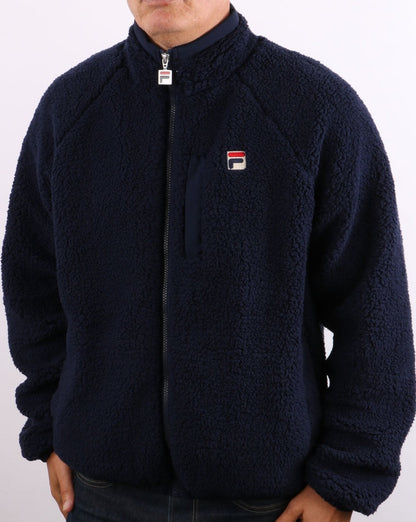Fila Vintage Yuri Sherpa Fleece Navy