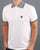Trojan Chequerboard Polo Shirt Off White