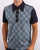 Ska & Soul Jacquard Knit Polo Navy