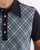 Ska & Soul Jacquard Knit Polo Navy