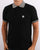 Trojan Chequerboard Polo Shirt Black