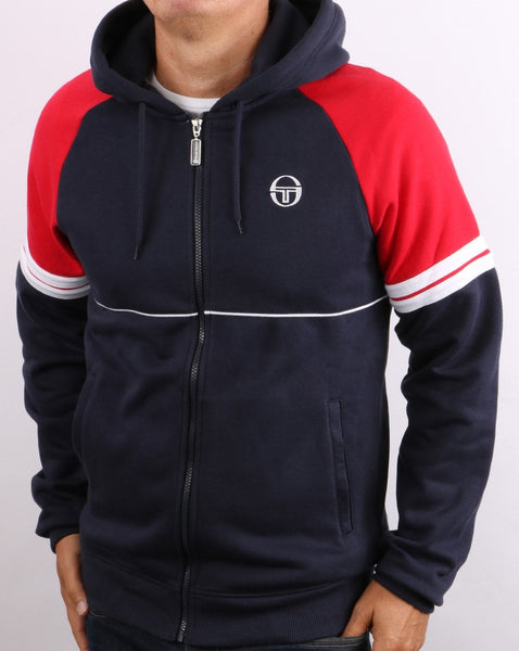Sergio Tacchini Orion Hoodie Navy/Red/White