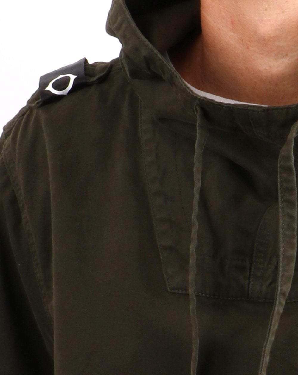 Ma.strum Overhead Hooded Smock Green