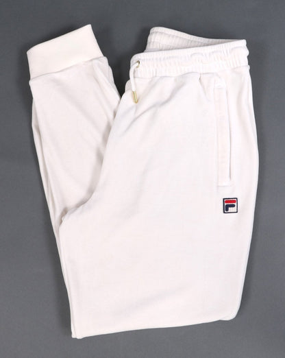 Fila Vintage Velour Track Pants Cream