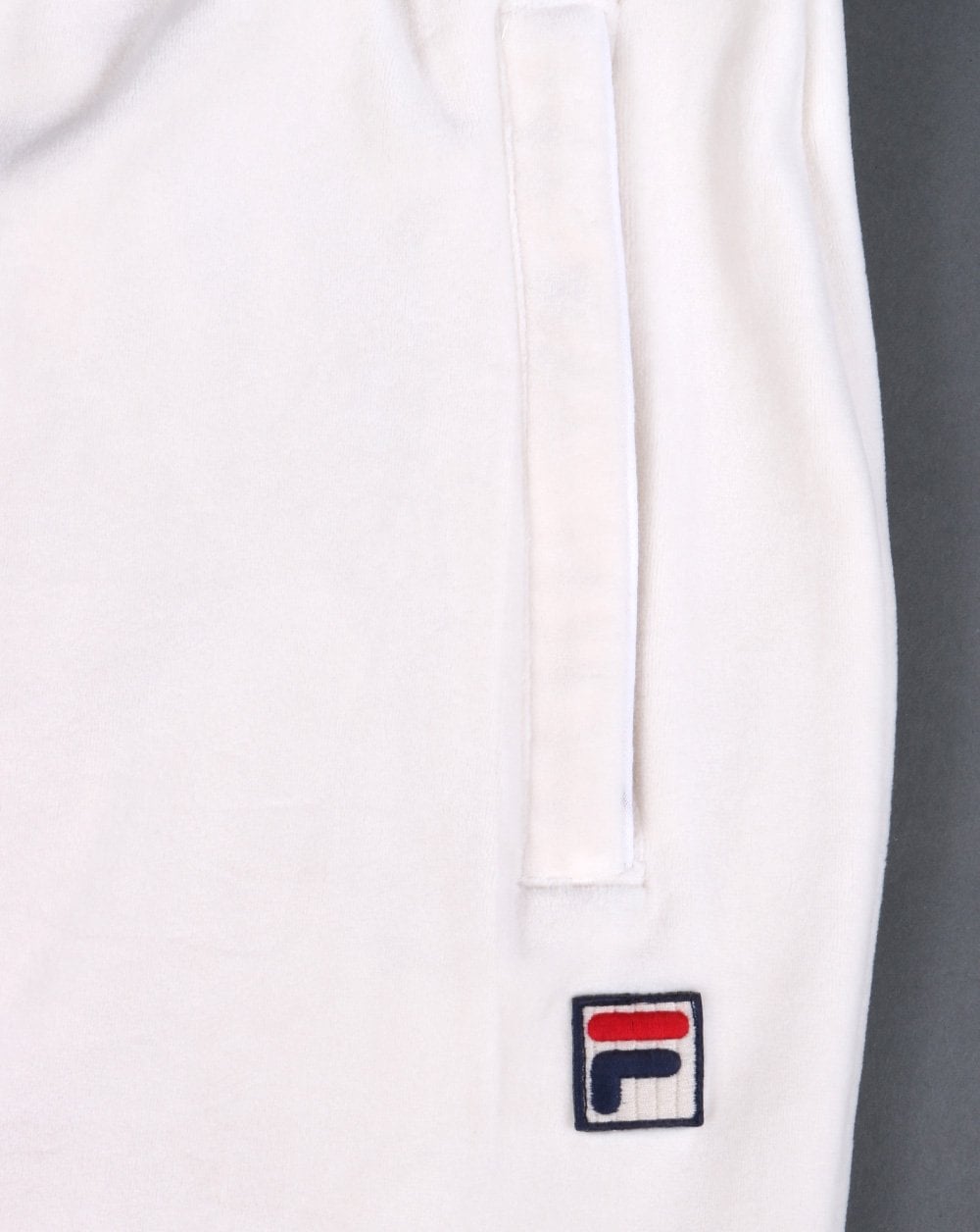 Fila Vintage Velour Track Pants Cream