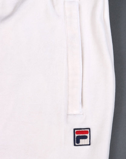 Fila Vintage Velour Track Pants Cream