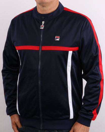 Fila Vintage Runner Track Top Navy/Red/White