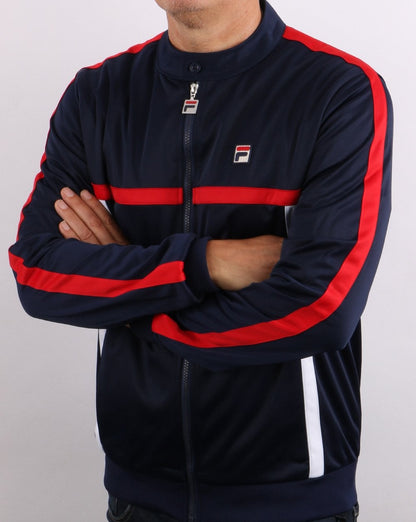 Fila Vintage Runner Track Top Navy/Red/White