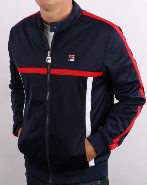 Fila Vintage Runner Track Top Navy/Red/White