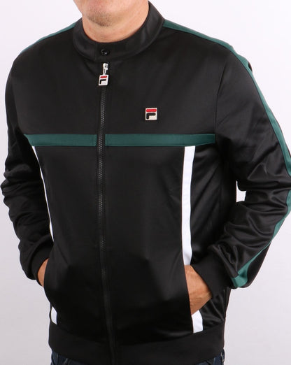 Fila Vintage Runner Track Top Black/Green
