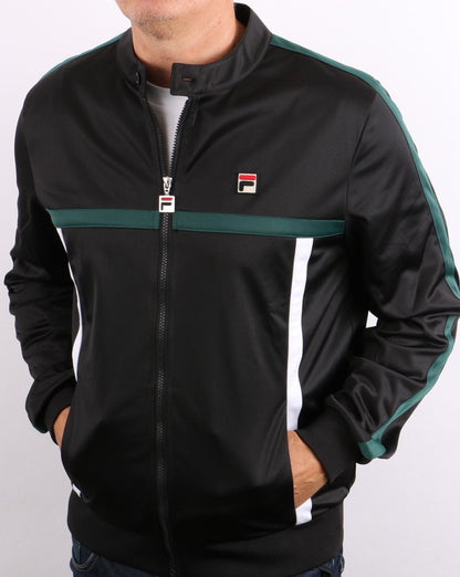 Fila Vintage Runner Track Top Black/Green