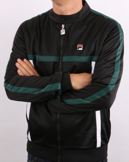Fila Vintage Runner Track Top Black/Green
