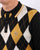 Gabicci Vintage Diamond Knit Black