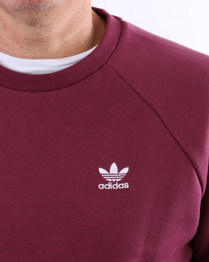 Adidas Originals Essential Crew Sweat Crimson