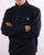 Fila Vintage Rio 1/4 Zip Sweat Navy
