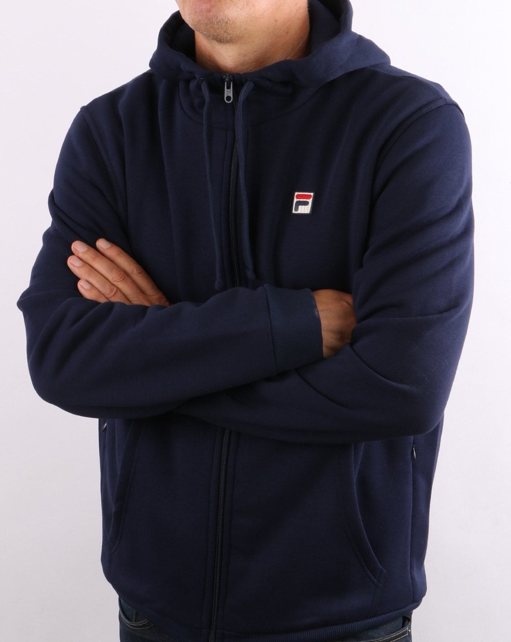 Fila Vintage Full Zip Hoody Navy