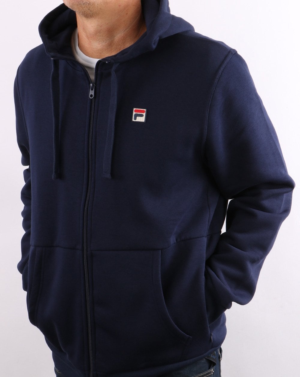 Fila Vintage Full Zip Hoody Navy