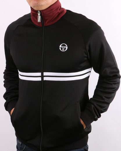 Sergio Tacchini Dallas Track Top Black/Port