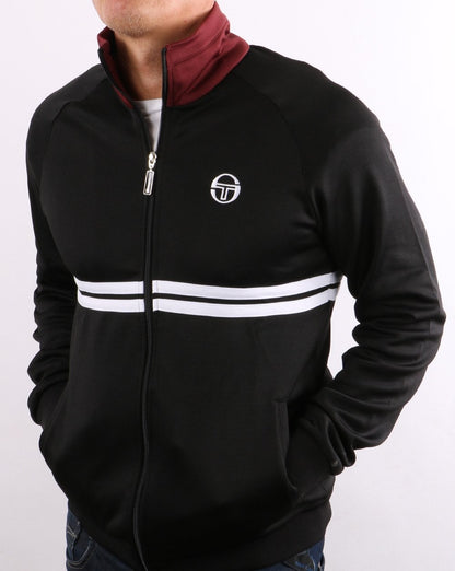 Sergio Tacchini Dallas Track Top Black/Port