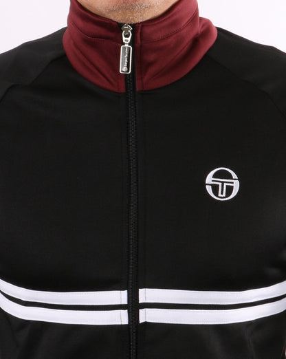 Sergio Tacchini Dallas Track Top Black/Port