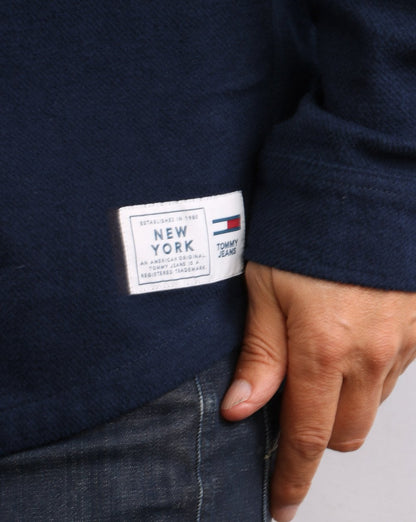 Tommy Jeans Soft Overshirt Twilight Navy