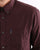 Ben Sherman Long Sleeve Oxford Shirt Burgundy