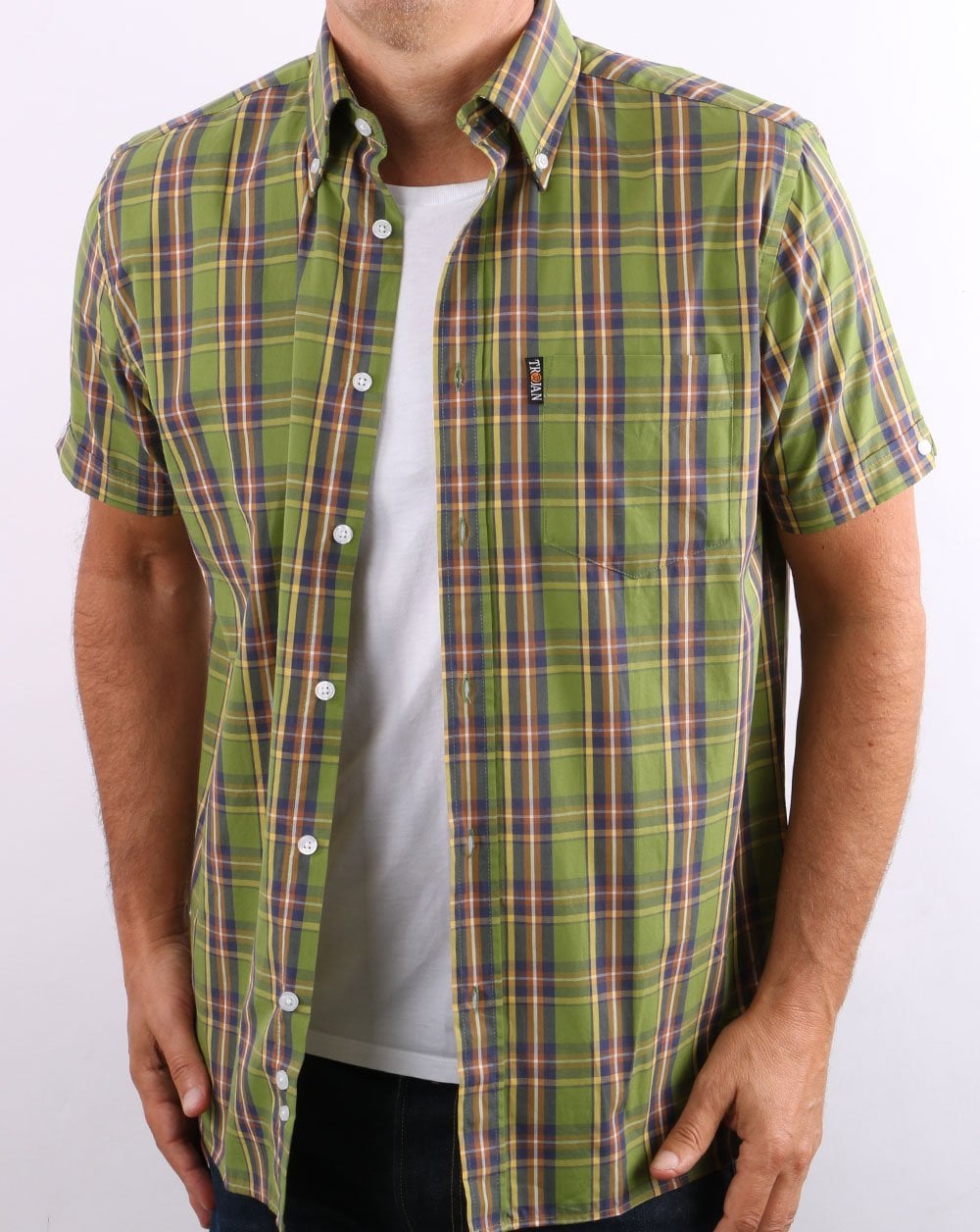 Trojan Check Shirt Green