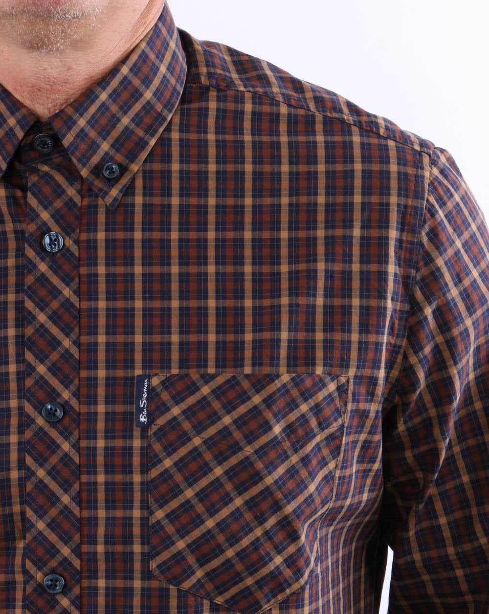 Ben Sherman House Check Shirt Marine