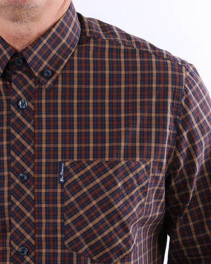 Ben Sherman House Check Shirt Marine