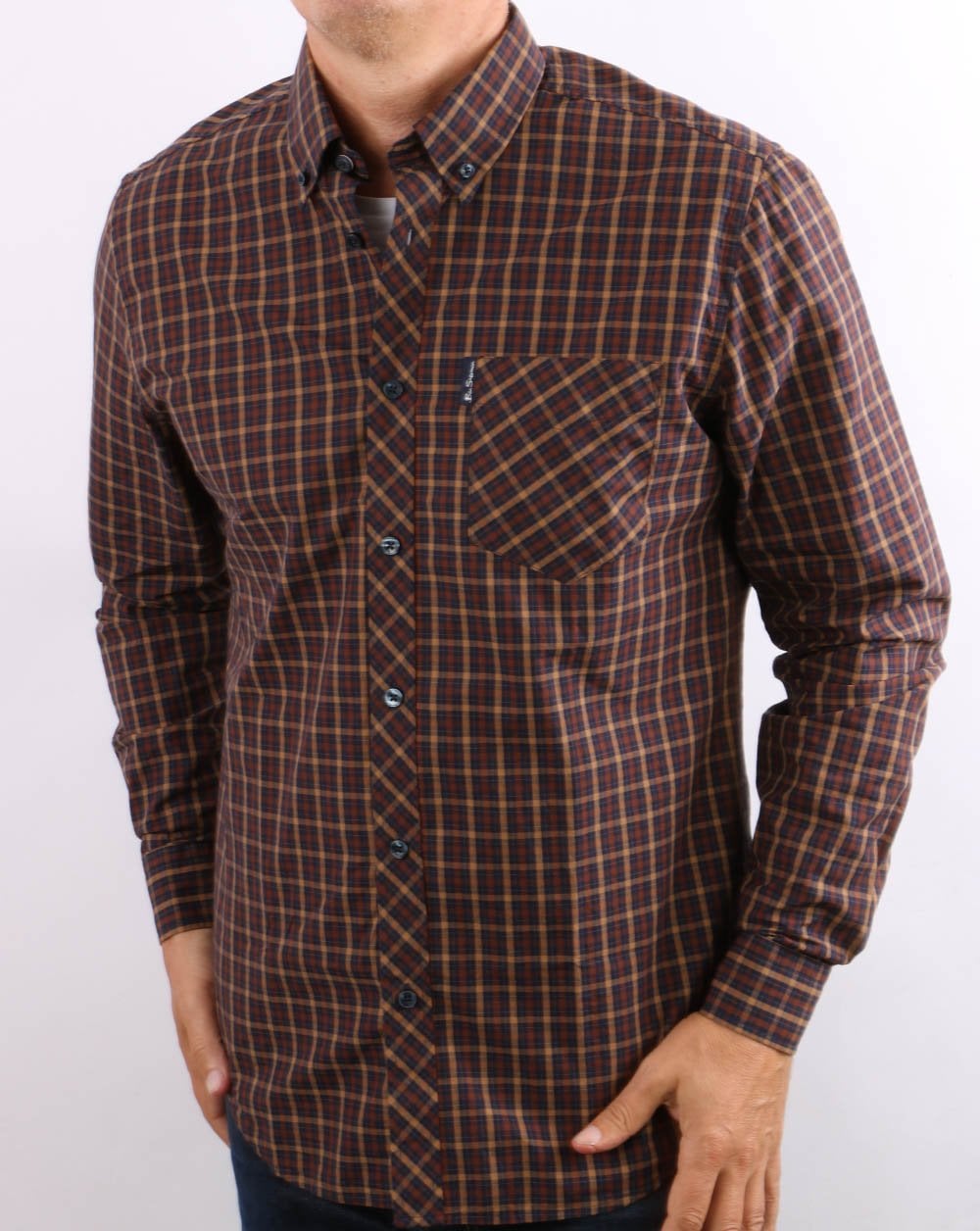 Ben Sherman House Check Shirt Marine