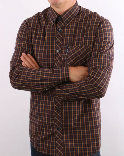 Ben Sherman House Check Shirt Marine