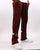 Sergio Tacchini Zip Bottom Track Pants Burgundy