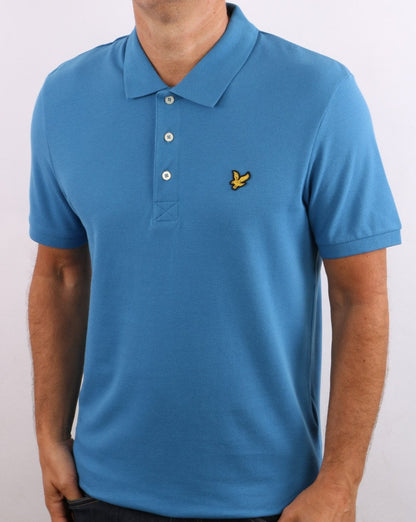 Lyle And Scott Polo Shirt Yale Blue