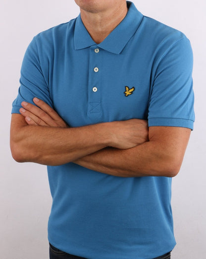 Lyle And Scott Polo Shirt Yale Blue