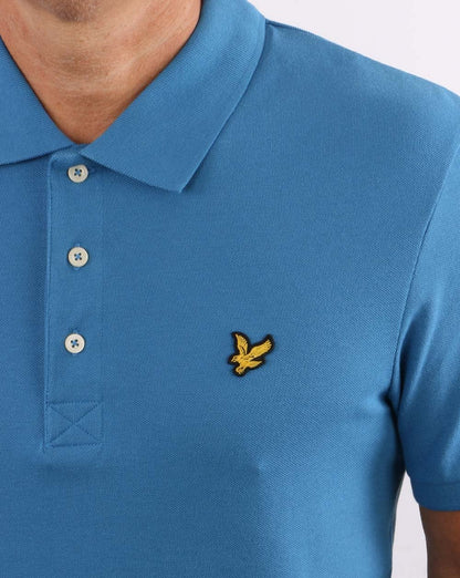 Lyle And Scott Polo Shirt Yale Blue