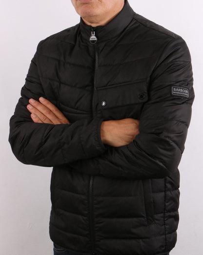 Barbour International Winter Chain Quilt Jacket Black