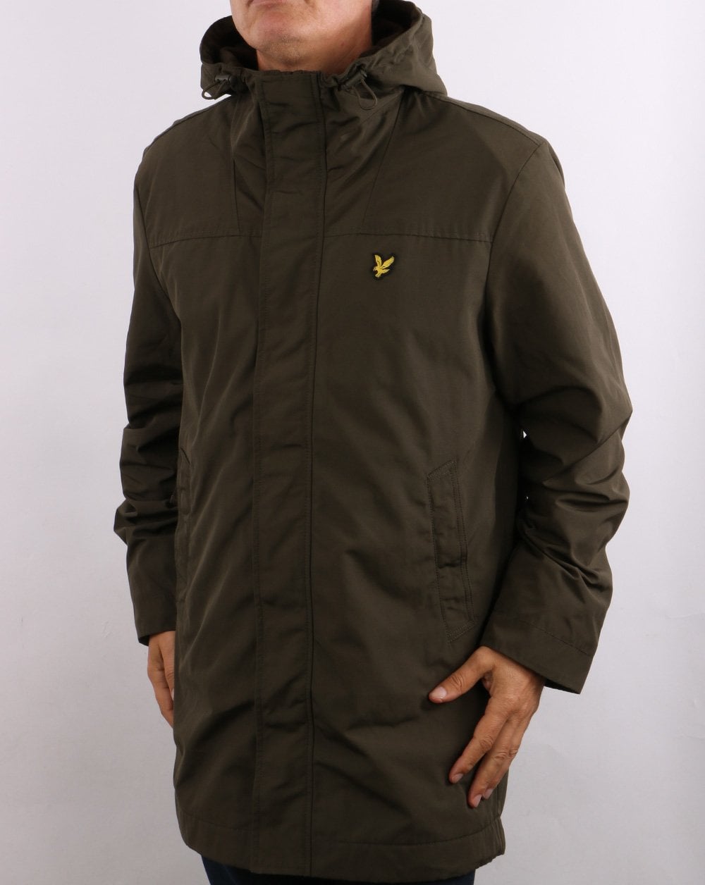 Lyle & Scott Hooded Parka Olive