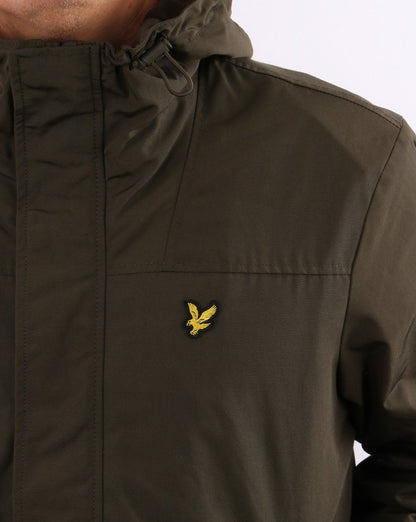 Lyle & Scott Hooded Parka Olive