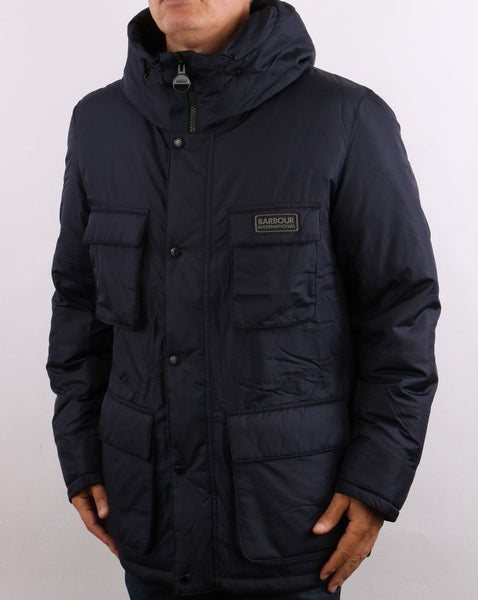 Barbour International Transmission Arden Quilt Jacket Navy