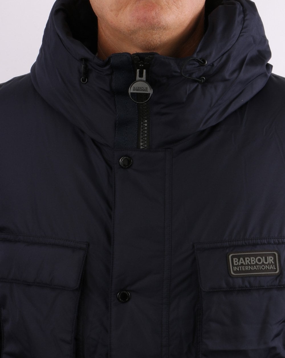 Barbour International Transmission Arden Quilt Jacket Navy