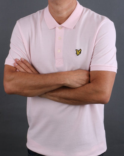Lyle And Scott Polo Shirt Light Pink