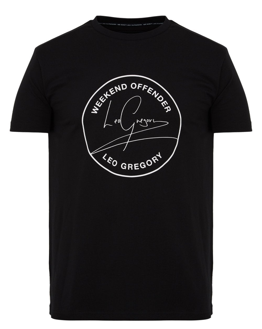 Weekend Offender Leo Gregory T Shirt Black